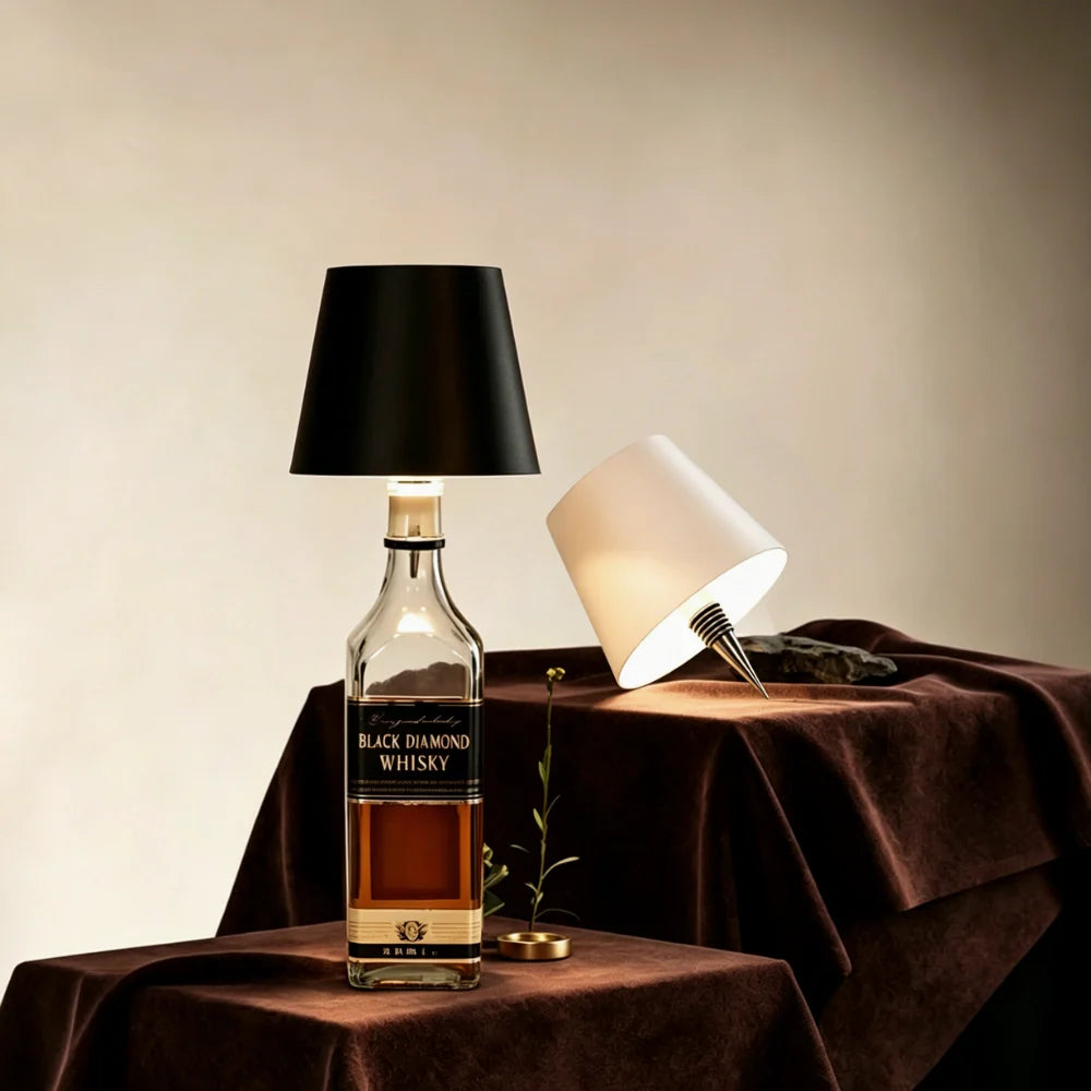 BarrelLight™ — Stilfuld FlaskeLampe