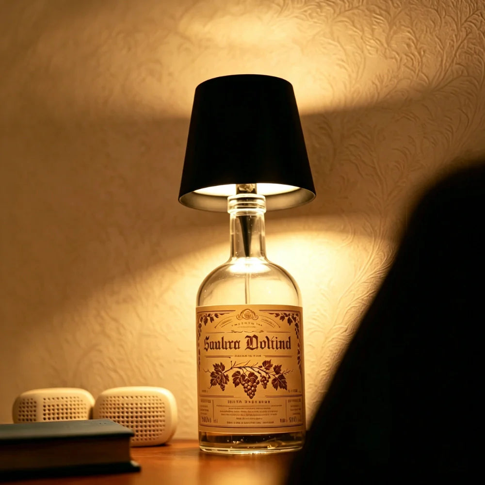 BarrelLight™ — Stilfuld FlaskeLampe