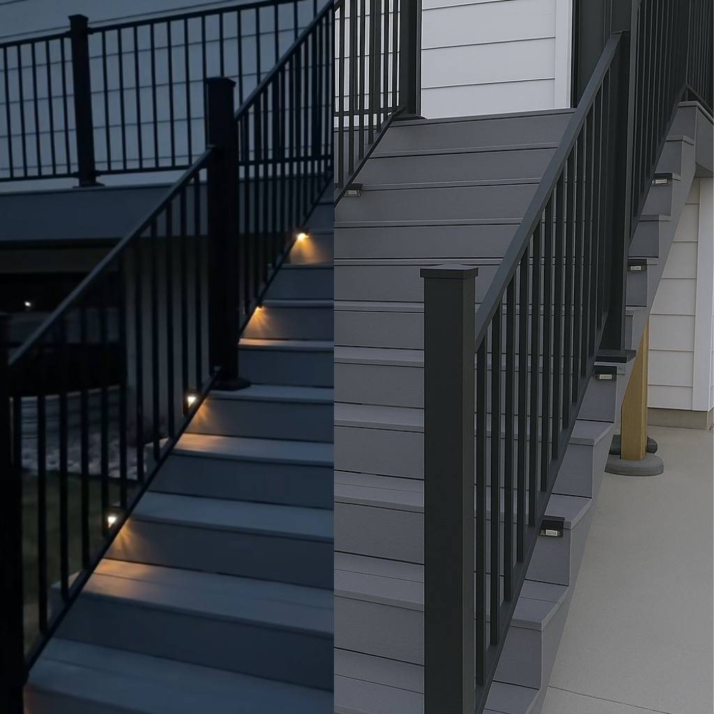 GlowStep™ – Automatisk Belysning til Trappe & Terrasse - 4-pak