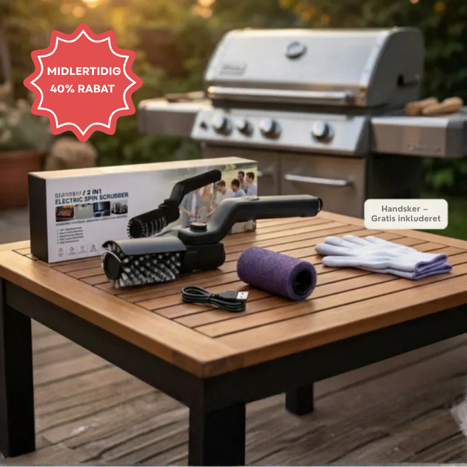 GrillCleaner Pro™ – Elektrisk Grillrenser med Kraftfuld Motor