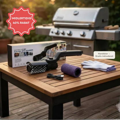 GrillCleaner Pro™ – Elektrisk Grillrenser med Kraftfuld Motor