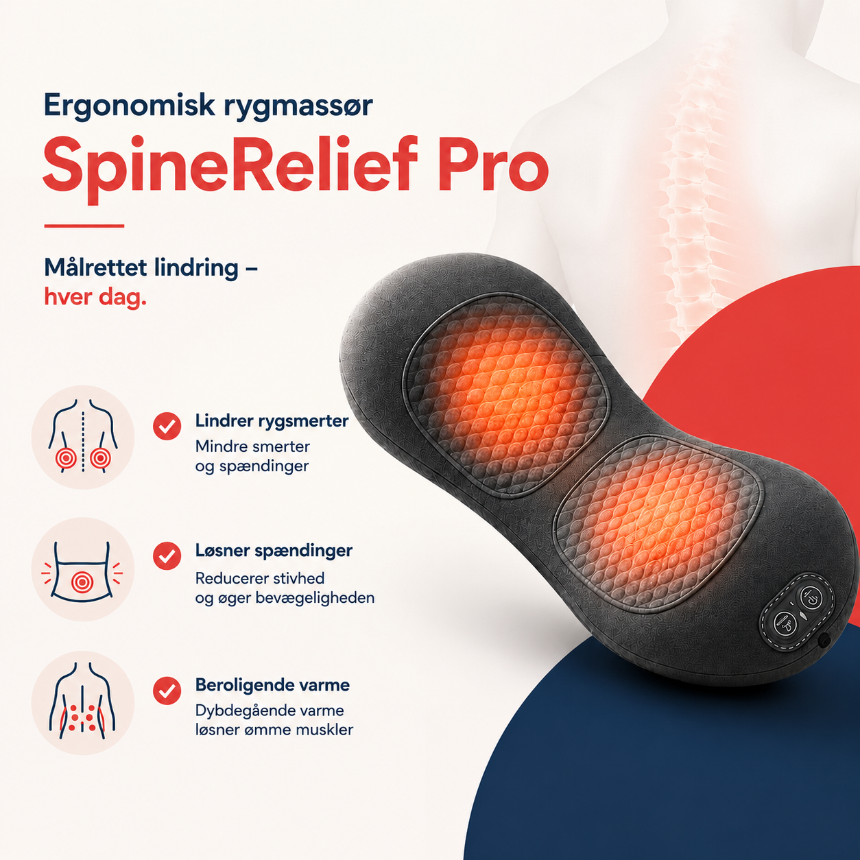 SpineRelief Pro™ – Slip af med spændinger i ryggen på bare 15 minutter om dagen