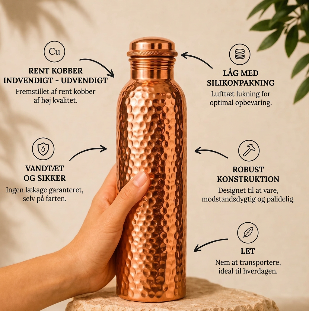 CopperPure™ — Rent vand og naturlig hydrering
