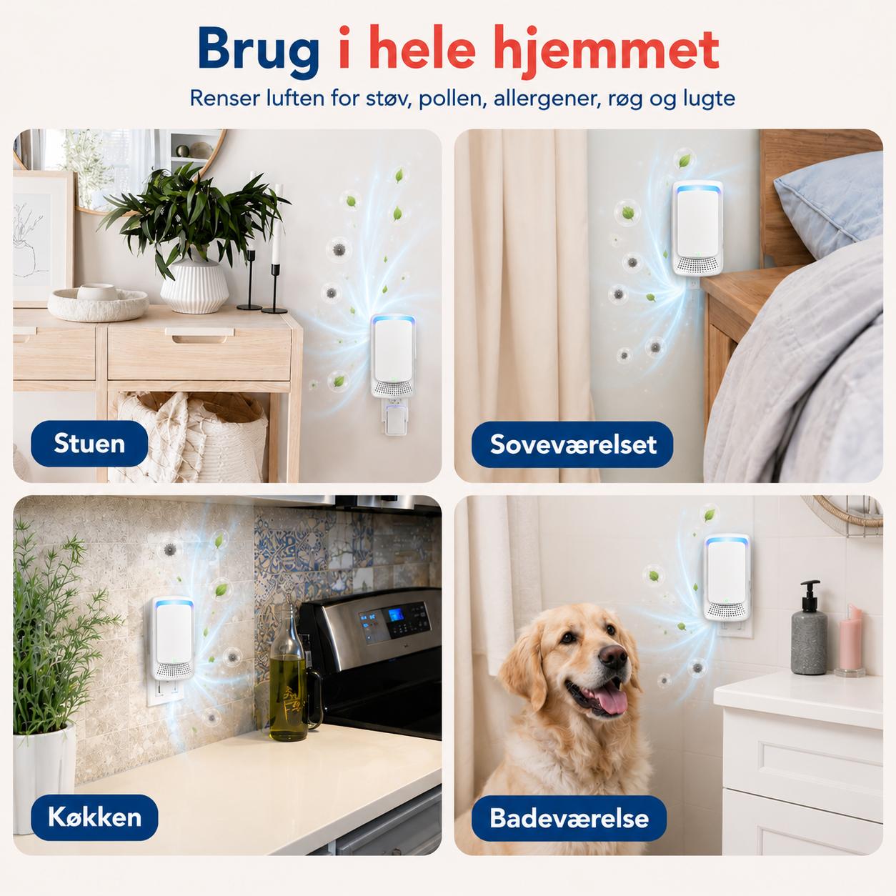 NordAura™ Luftforbedrer – 1+1 GRATIS - For Friskere Luft i Hele Hjemmet