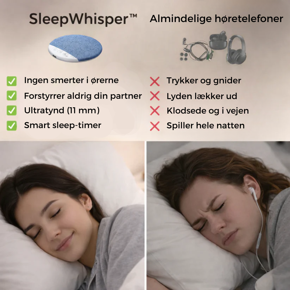 SleepWhisper™ – Din private lydboble i sengen