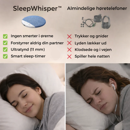 SleepWhisper™ – Din private lydboble i sengen
