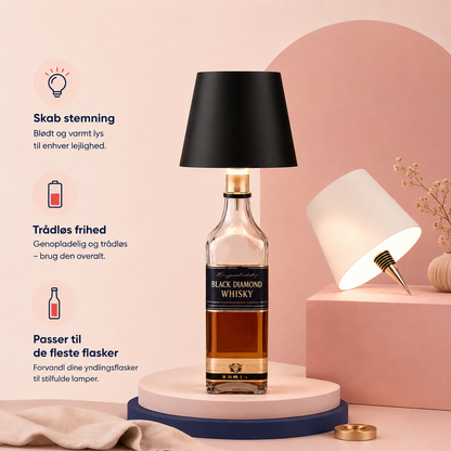 BarrelLight™ — Stilfuld FlaskeLampe