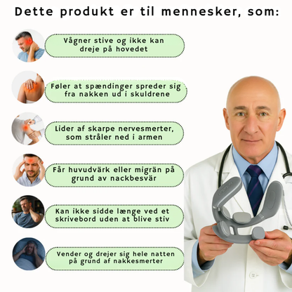 ZenPulse™ Pro Elektrisk Nakke- & Skuldermassager