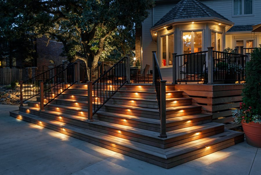 GlowStep™ – Automatisk Belysning til Trappe & Terrasse - 4-pak