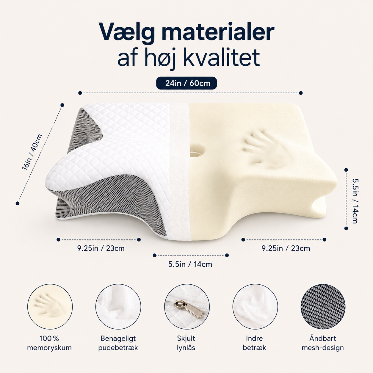 ErgoDream™ - Vågn op uden nakkesmerter – hver eneste morgen