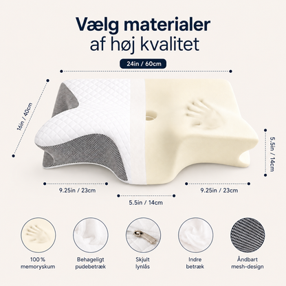 ErgoDream™ - Vågn op uden nakkesmerter – hver eneste morgen
