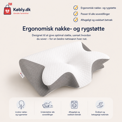 ErgoDream™ - Vågn op uden nakkesmerter – hver eneste morgen