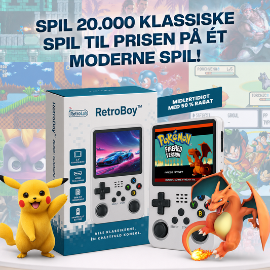 RetroBoy™ — 20.000 klassiske spil i lommen