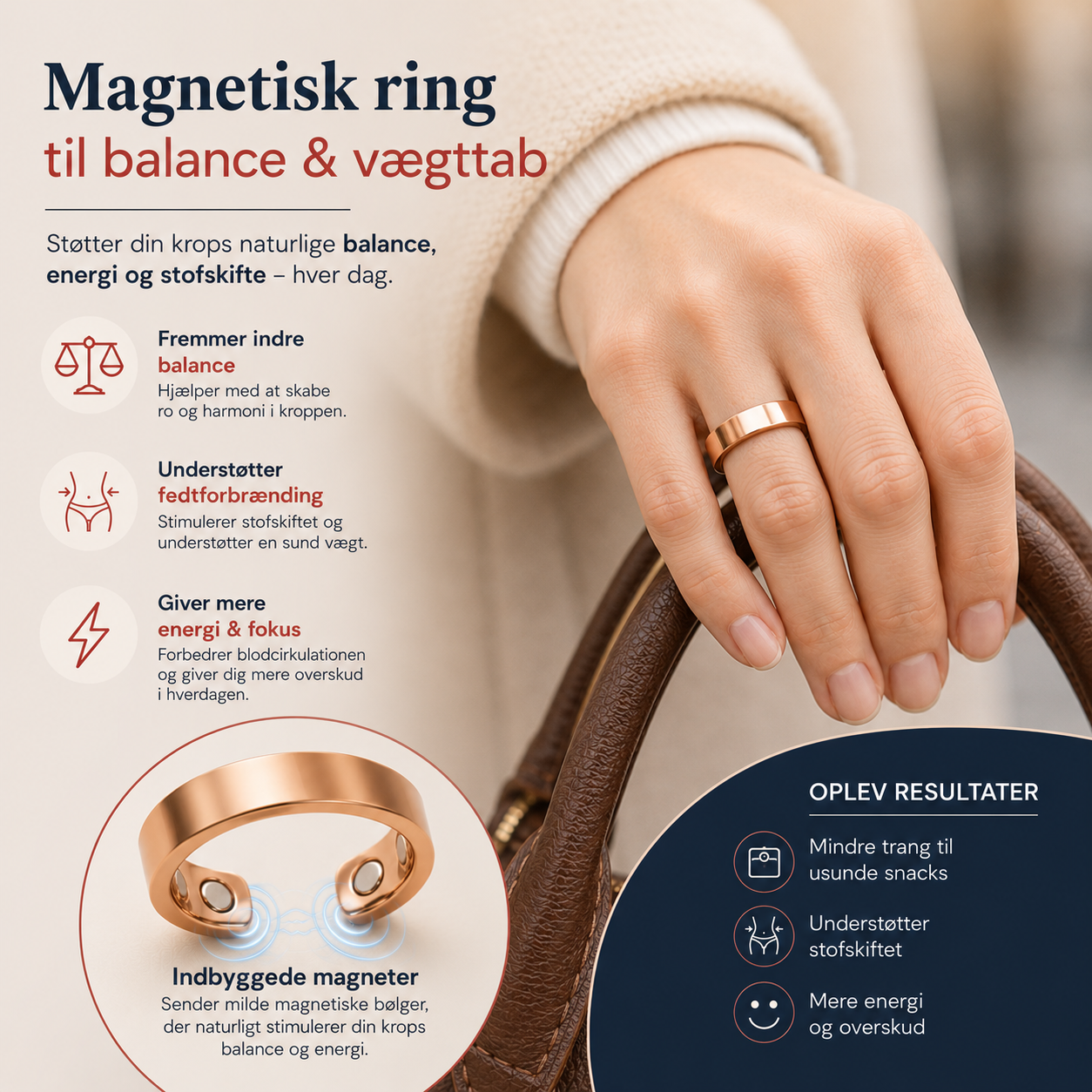 Veloria™ Balansring – Mindre stress & bedre søvn – helt naturligt 1+1 GRATIS