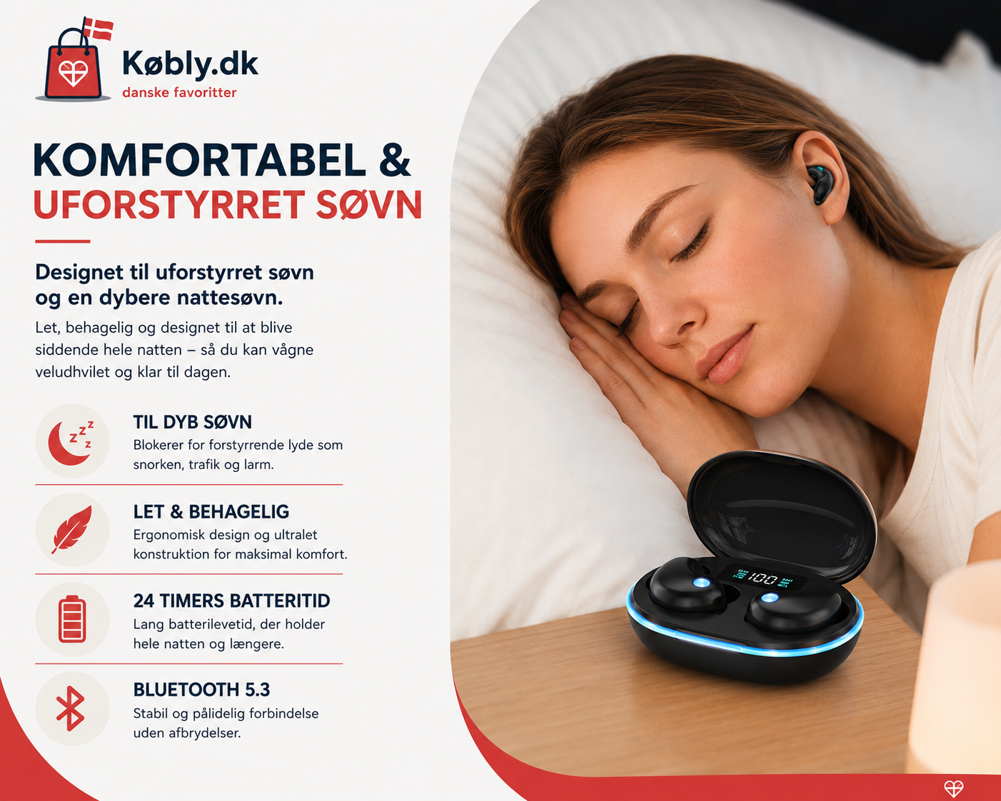 NoiseAway™ Lyddæmpende Ørepropper – Til Sport, Fokus & Søvn